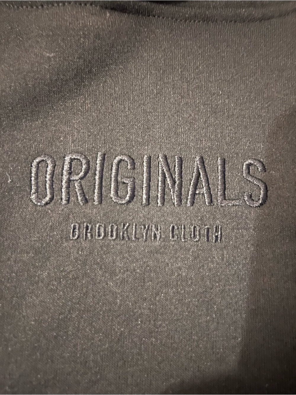 Brooklyn Cloth Black Stud-Trim Crewneck Men’s Hoodie - Picture 4 of 4